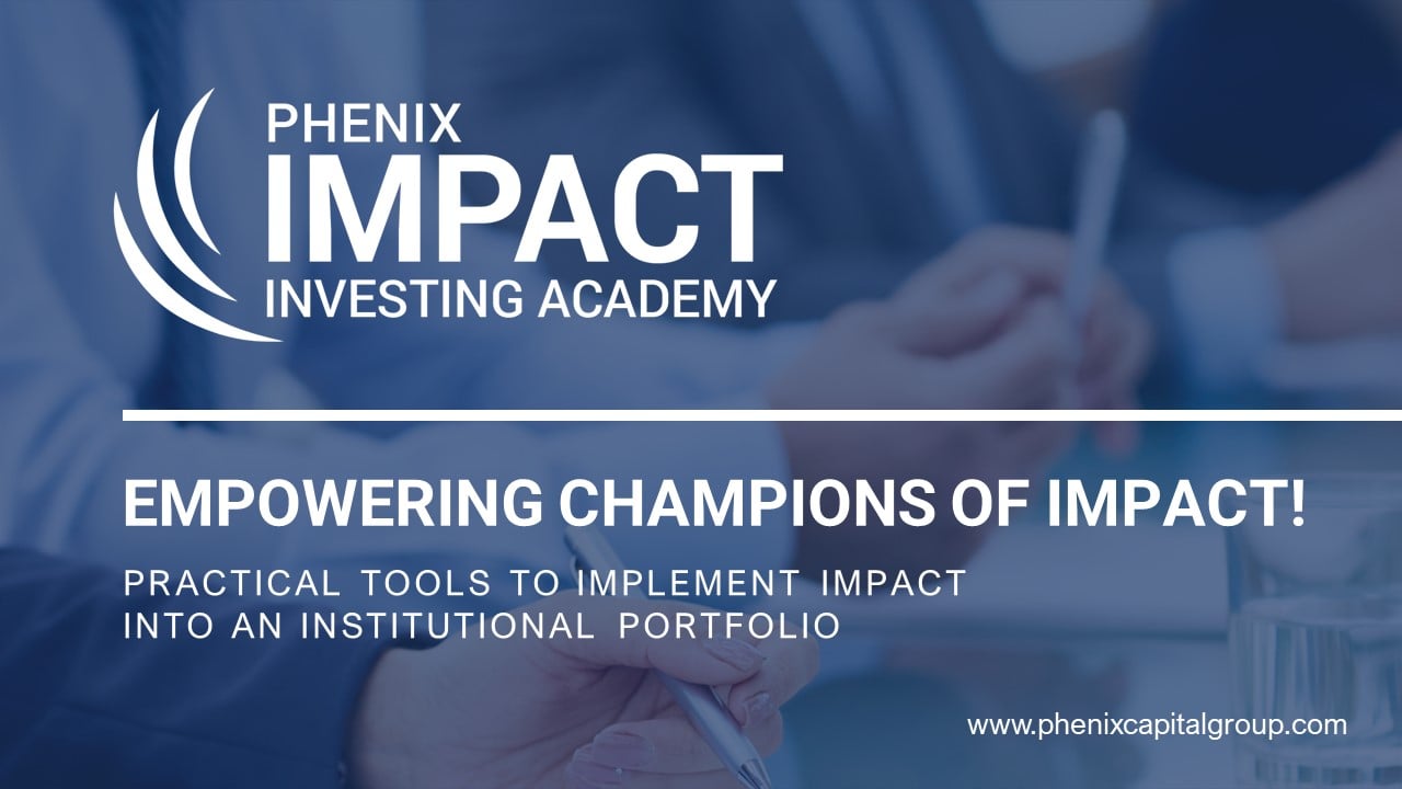 Phenix Impact Investing Academy - cover banner