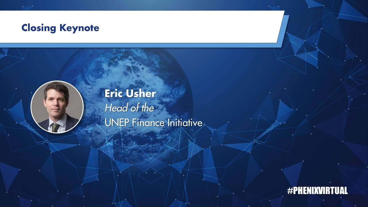 Eric Usher, Head of the UNEP Finance Initiative