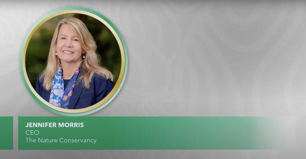 Protect, Manage, and Restore: Critical Decarbonisation Pathways to Net Zero I Jennifer Morris, CEO, The Nature Conservancy