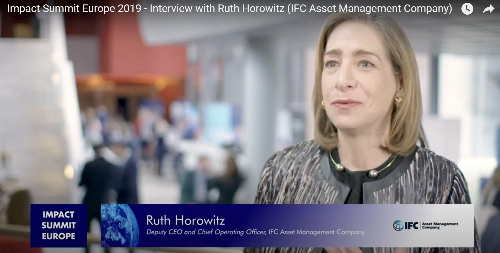 Ruth Horowitz I IFC Asset Management Company