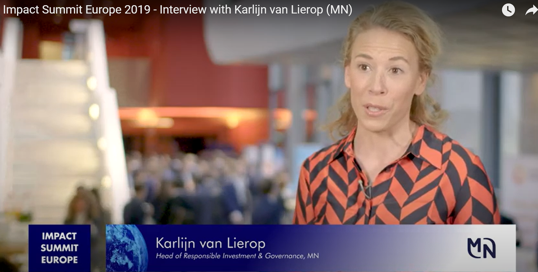 Karlijn van Lierop I MN Impact Summit Europe 2019