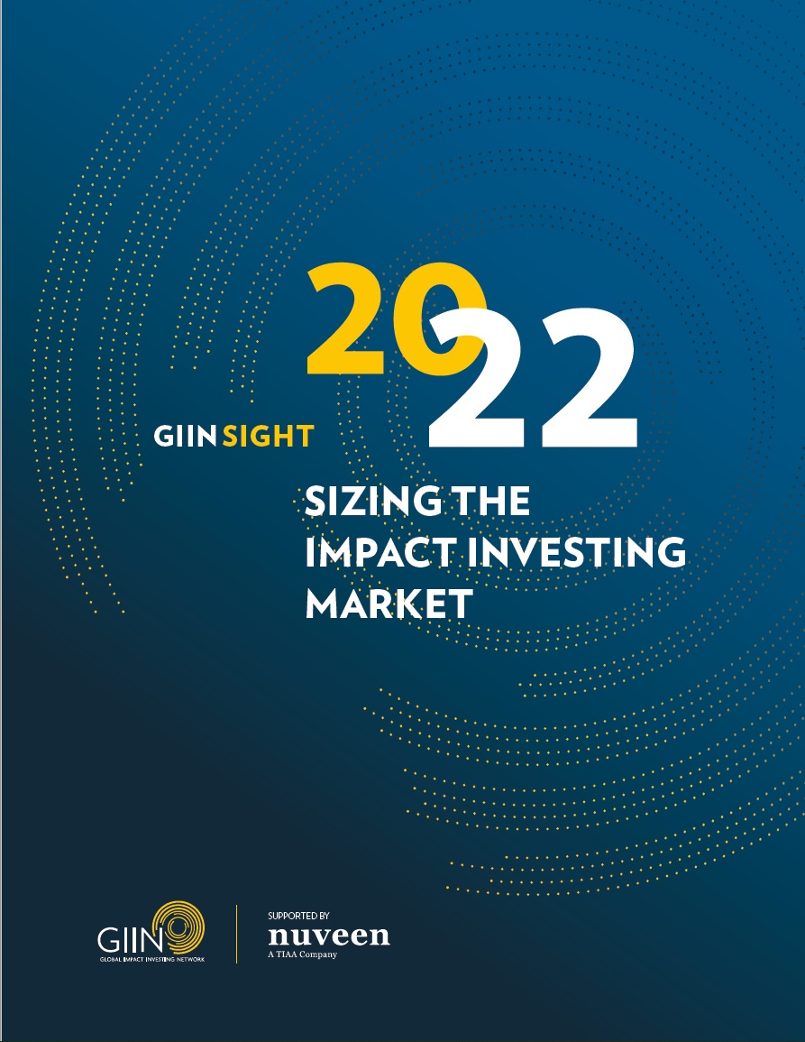 GIIN SIGHT 2022 - Sizing the impact investing market