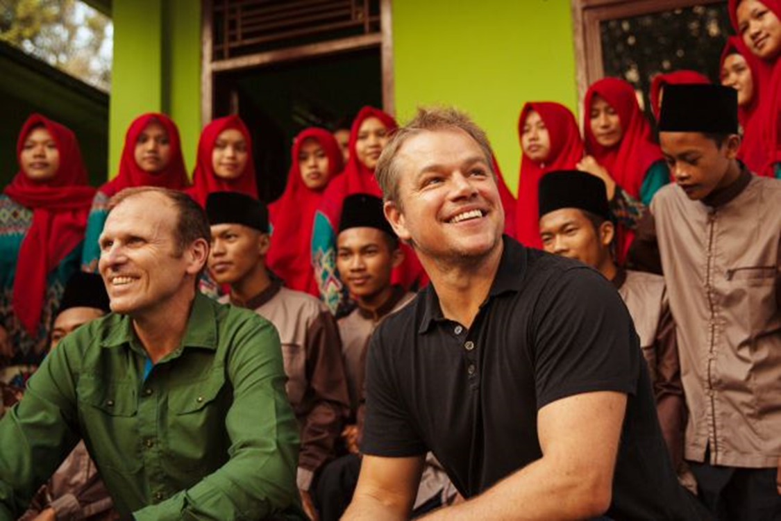 Matt Damon & Gary White, co-founders of Water.org & WaterEquity