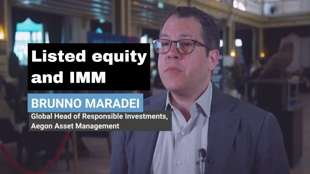 Listed equity and IMM with Brunno Maradei, Head of Responsible Investments at Aegon Asset Management